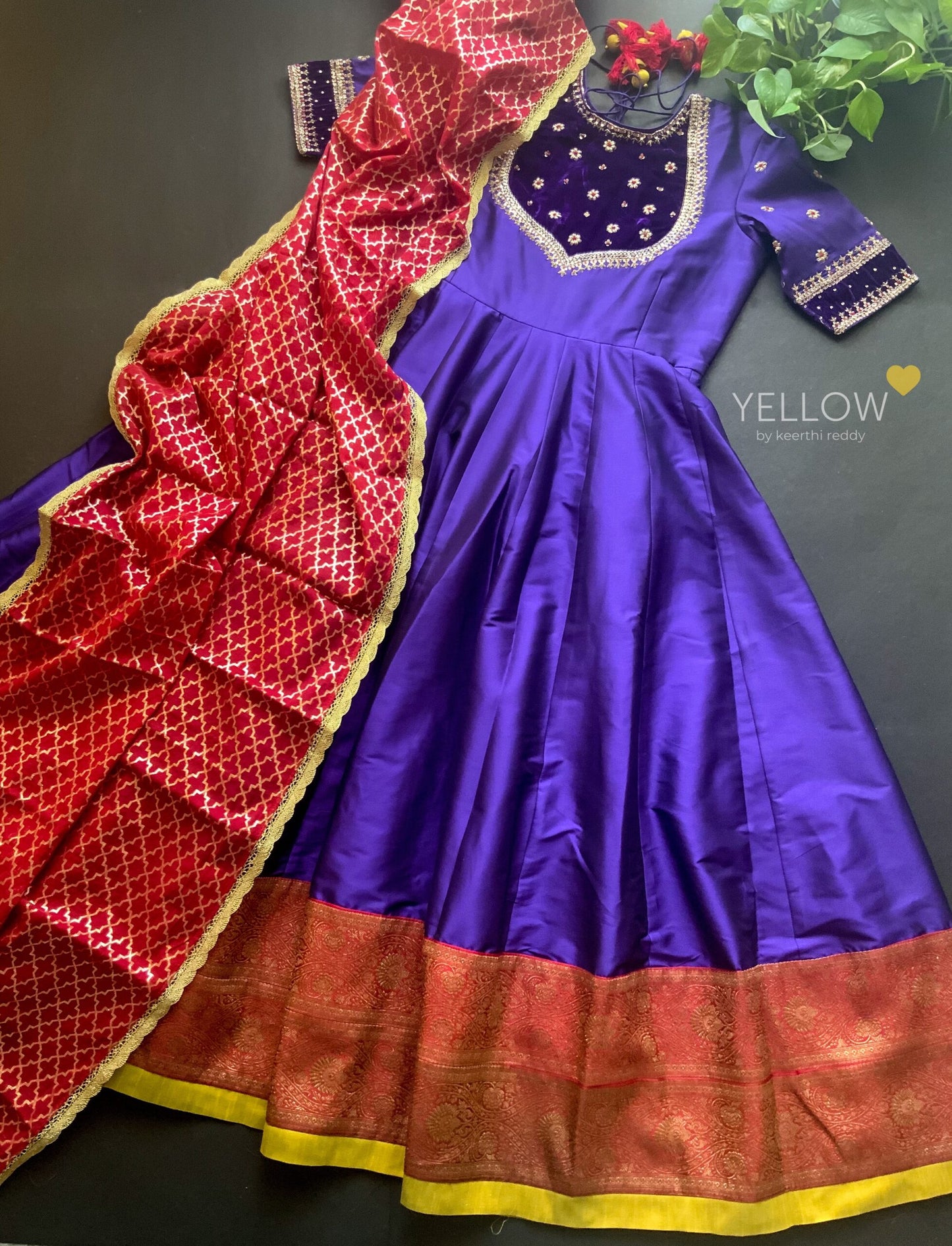 Pure Silk Anarkali